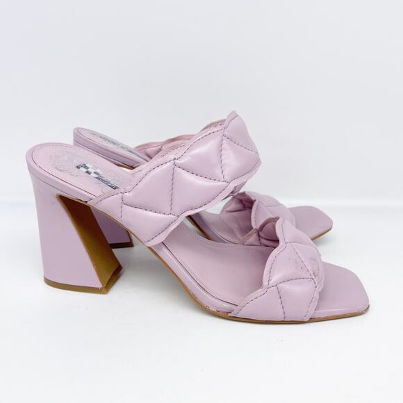 Vince Camuto Women's Renneya Two Strap High Heel Sandal Heeled Water Lily 9.5 M - Picture 4 of 15